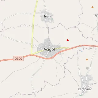 Acıgöl Haritası