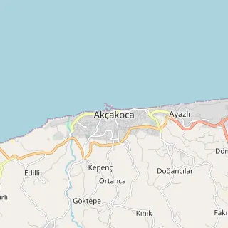 Akçakoca Haritası