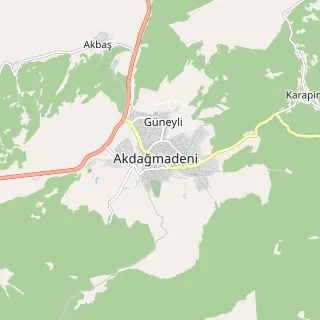 Akdağmadeni Haritası