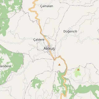 Akkuş Haritası