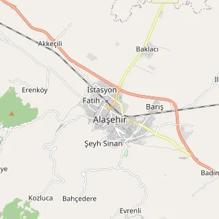 Alaşehir Haritası
