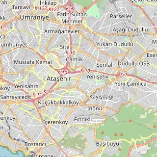Ataşehir Haritası