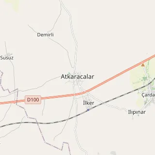 Atkaracalar Haritası