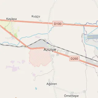Aziziye Haritası