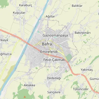 Bafra Haritası