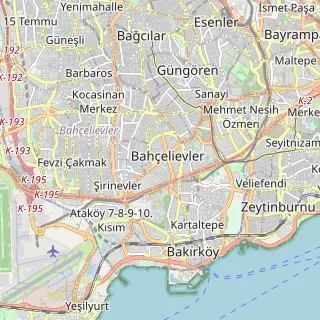 Bahçelievler Haritası