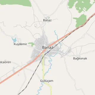 Banaz Haritası