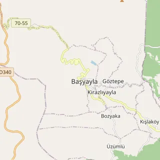 Başyayla Haritası