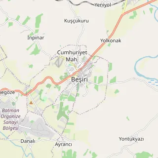 Beşiri Haritası