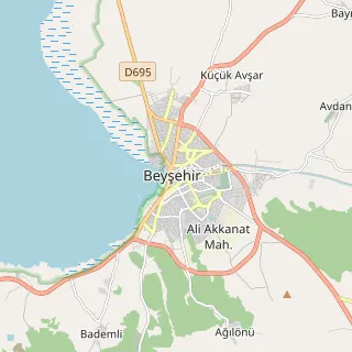 Beyşehir Haritası