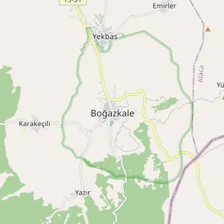 Boğazkale Haritası