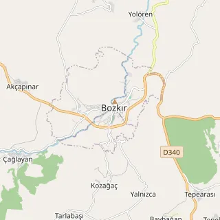 Bozkır Haritası