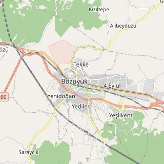 Bozüyük Haritası