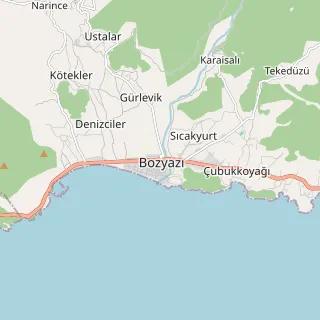 Bozyazı Haritası