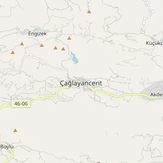 Çağlayancerit Haritası