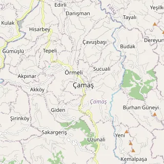 Çamaş Haritası