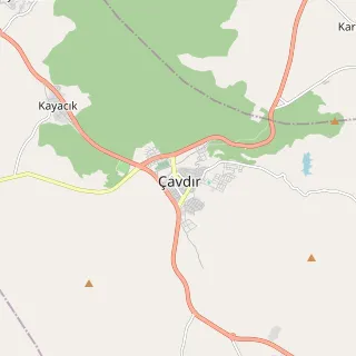 Çavdır Haritası