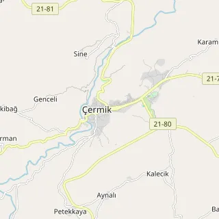 Çermik Haritası