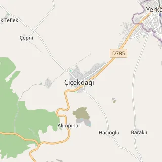 Çiçekdağı Haritası
