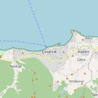 Çınarcık Haritası