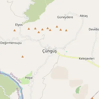 Çüngüş Haritası