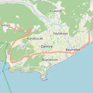 Demre Haritası