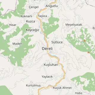 Dereli Haritası