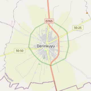 Derinkuyu Haritası
