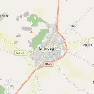 Emirdağ Haritası