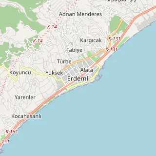 Erdemli Haritası