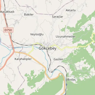 Gökçebey Haritası