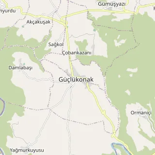 Güçlükonak Haritası