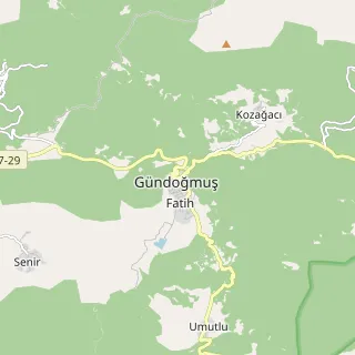 Gündoğmuş Haritası