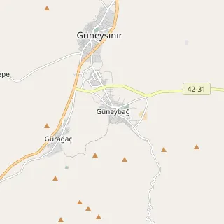 Güneysınır Haritası