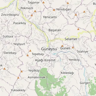 Güneysu Haritası
