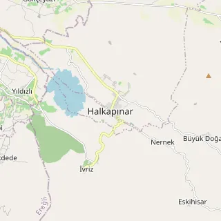 Halkapınar Haritası