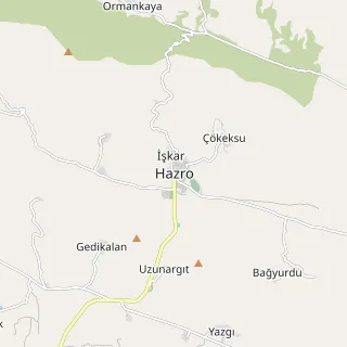 Hazro Haritası
