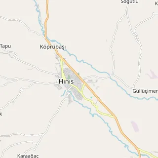 Hınıs Haritası