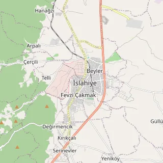 İslahiye Haritası