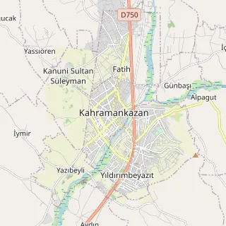 Kahramankazan Haritası