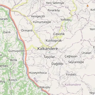 Kalkandere Haritası