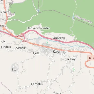 Kaynaşlı Haritası