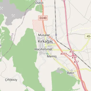 Kırkağaç Haritası
