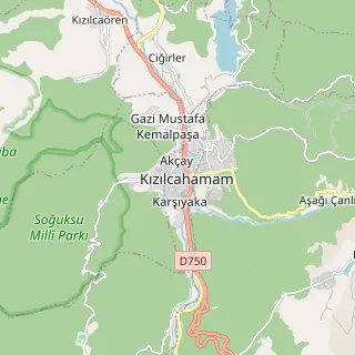Kızılcahamam Haritası
