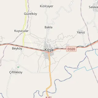 Köşk Haritası
