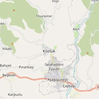 Kozluk Haritası