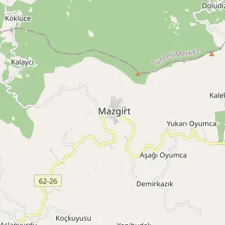 Mazgirt Haritası