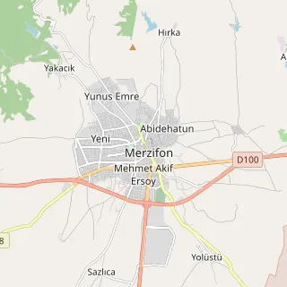Merzifon Haritası