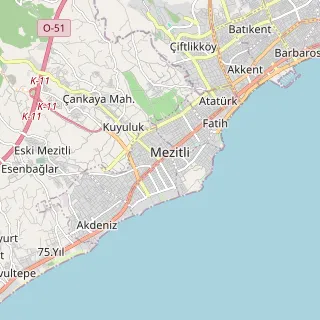 Mezitli Haritası