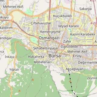 Osmangazi Haritası